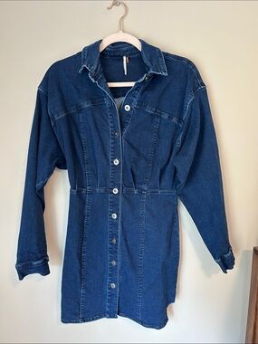 Free People Amber Denim Dress